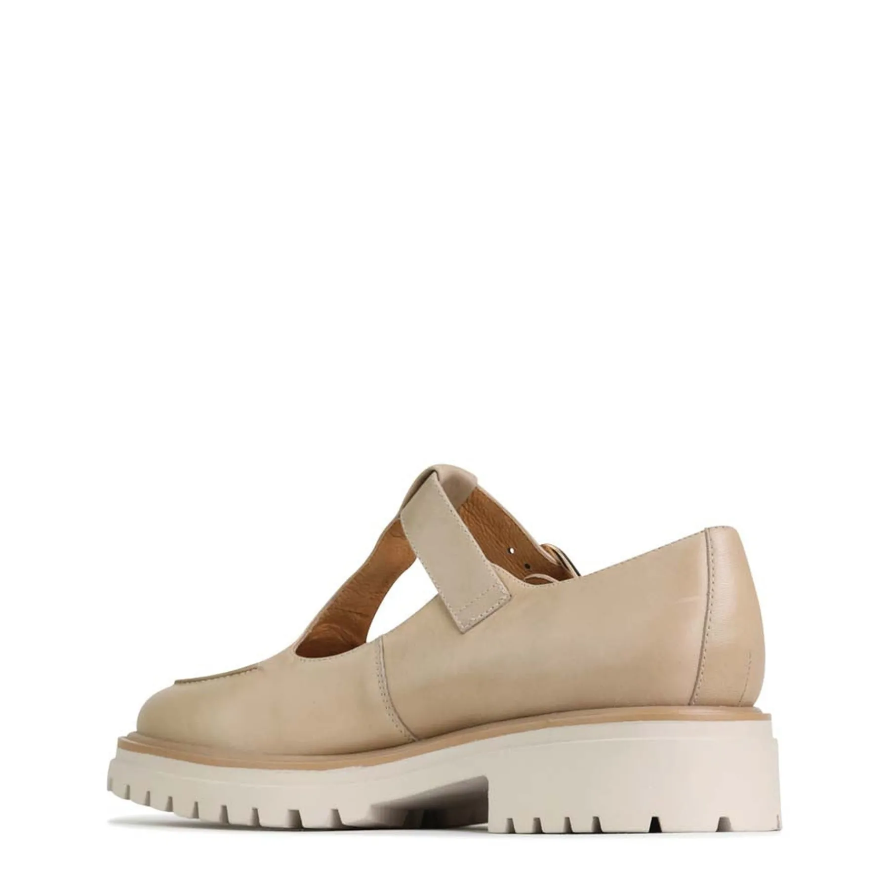 Discount EOS Footwear ANJA T-BAR LOAFERS LEATHER Ecru