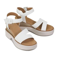 Clearance EOS Footwear BROOKE LEATHER WEDGE SANDAL