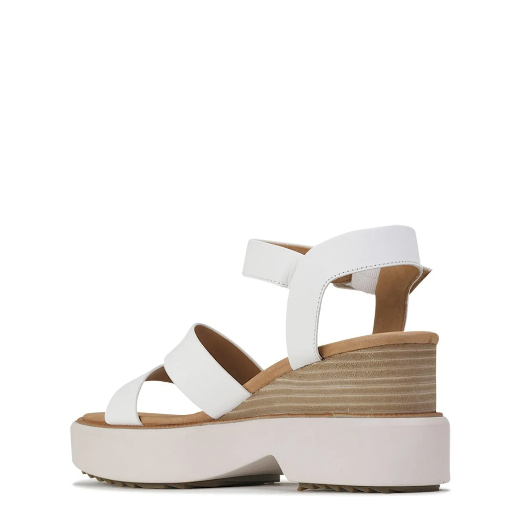Clearance EOS Footwear BROOKE LEATHER WEDGE SANDAL