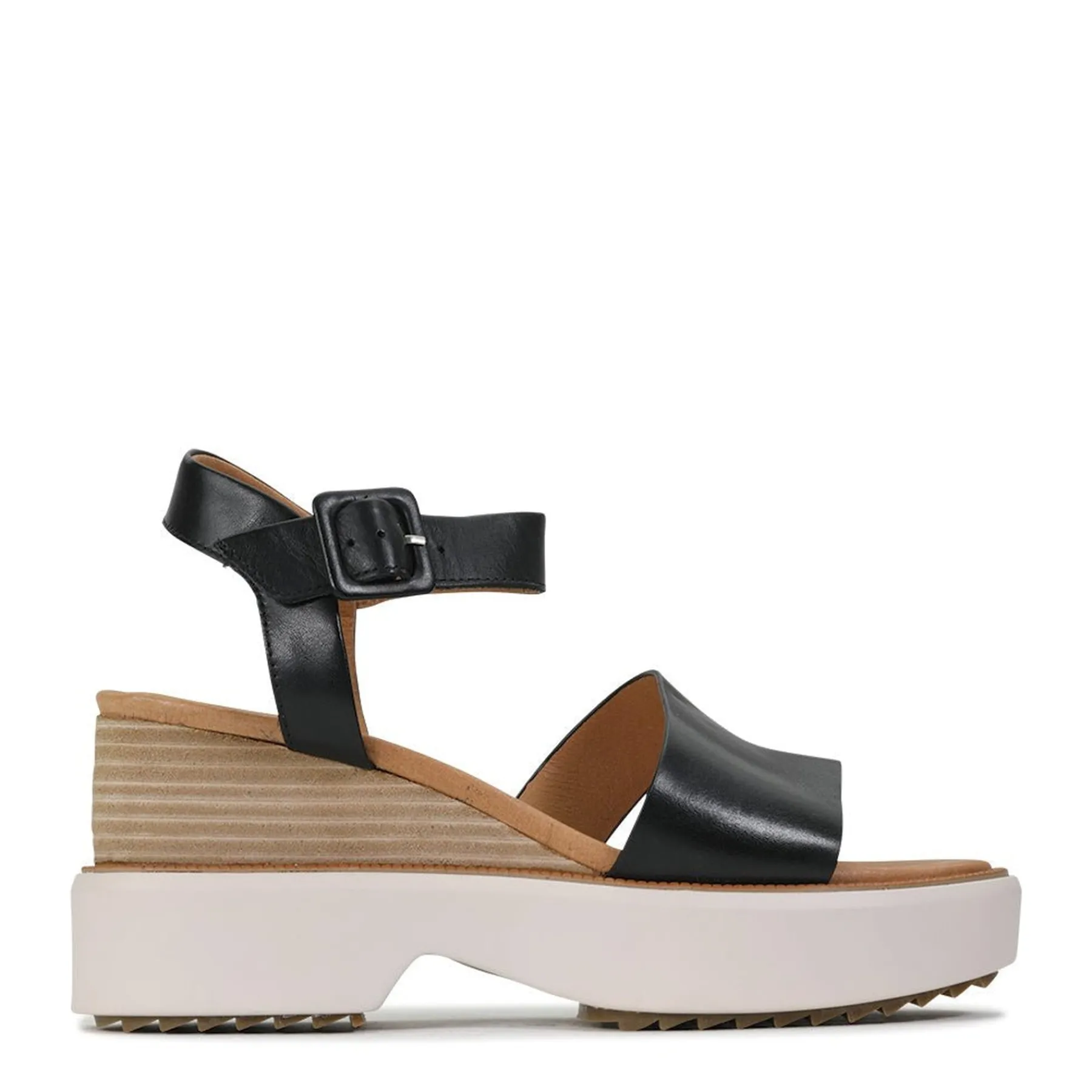 Clearance EOS Footwear BROOKE LEATHER WEDGE SANDAL