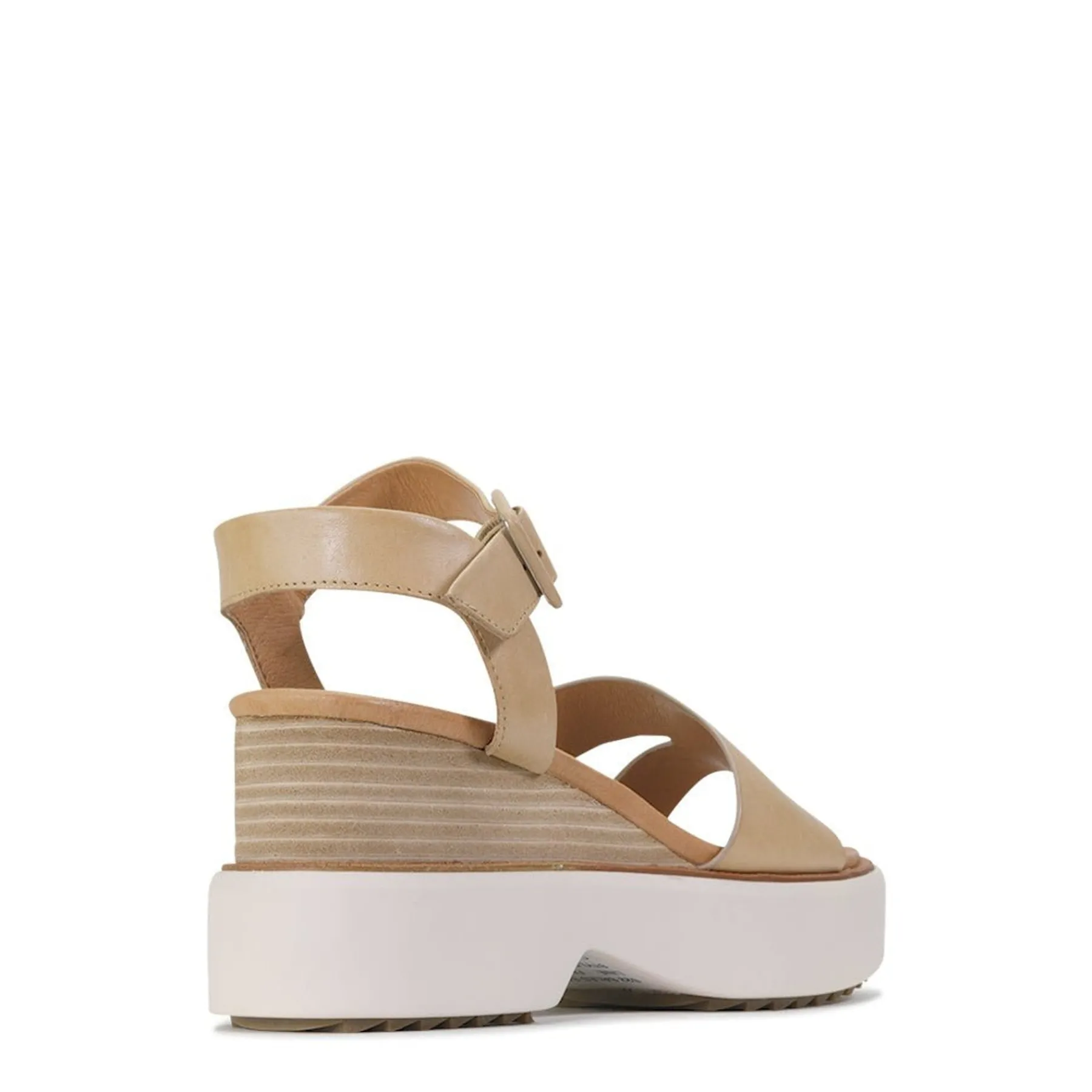 Clearance EOS Footwear BROOKE LEATHER WEDGE SANDAL