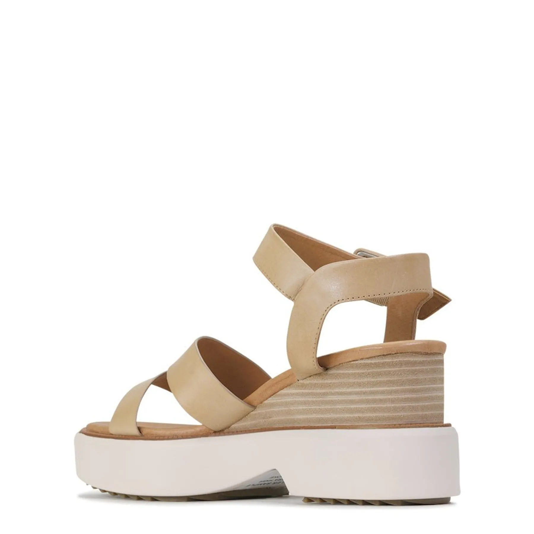 Clearance EOS Footwear BROOKE LEATHER WEDGE SANDAL