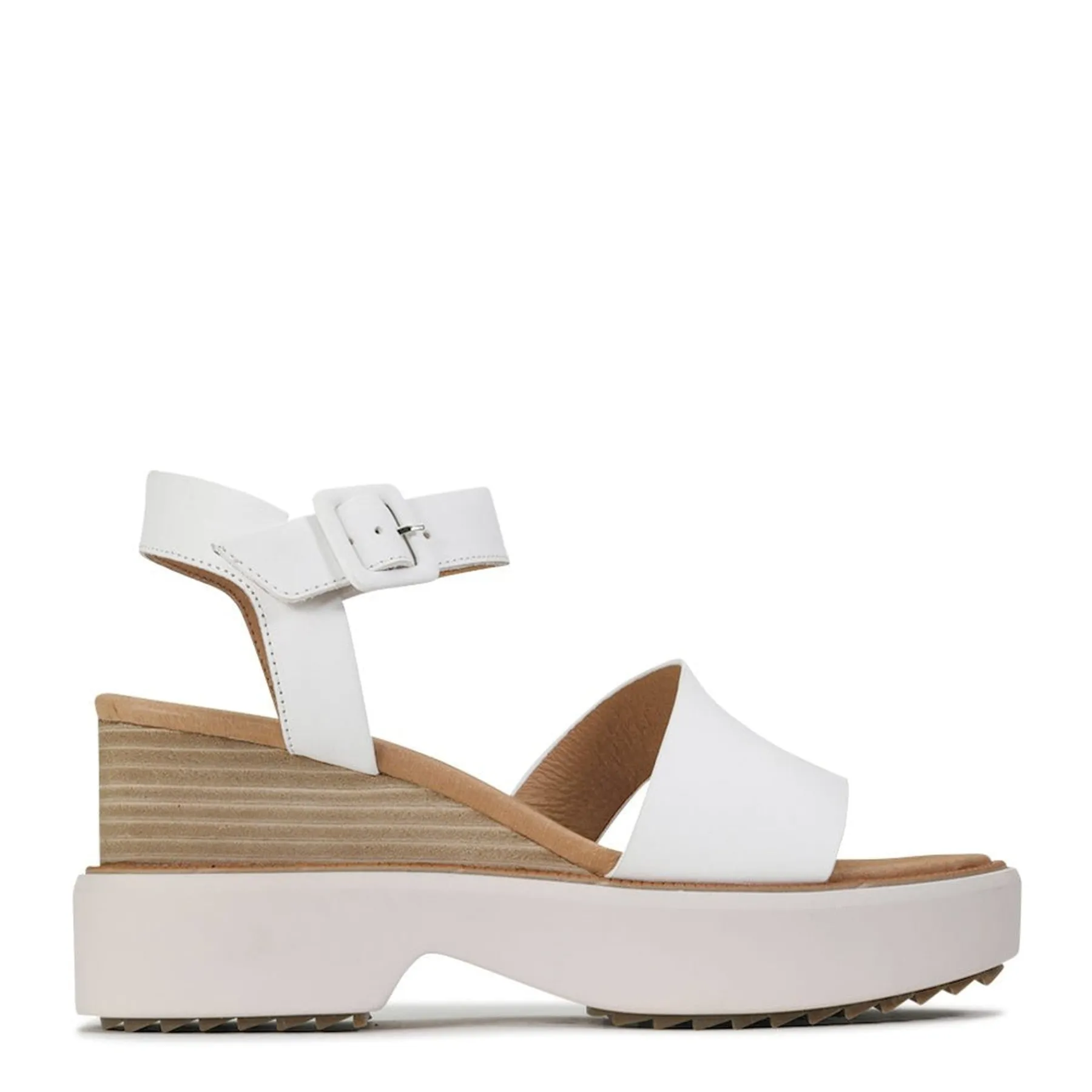 Clearance EOS Footwear BROOKE LEATHER WEDGE SANDAL