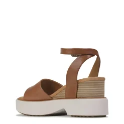 Shop EOS Footwear BRYCE WEDGE SANDALS LEATHER