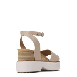 Shop EOS Footwear BRYCE WEDGE SANDALS LEATHER