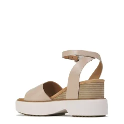 Shop EOS Footwear BRYCE WEDGE SANDALS LEATHER