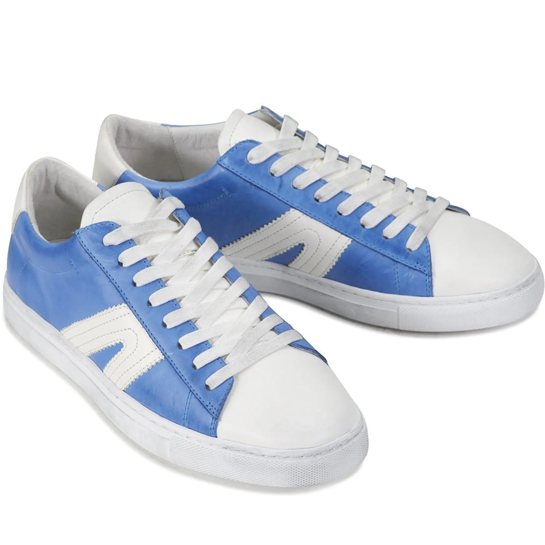 Cheap EOS Footwear BURN LOW-TOP LEATHER SNEAKERS