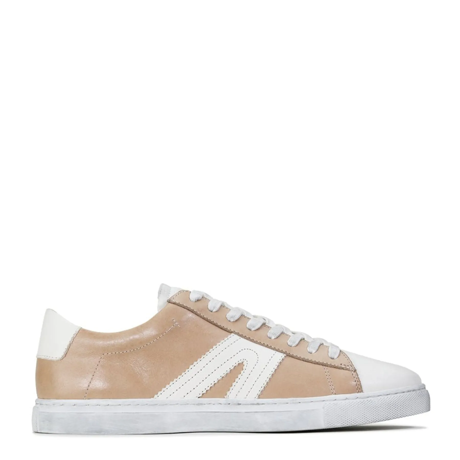 Cheap EOS Footwear BURN LOW-TOP LEATHER SNEAKERS