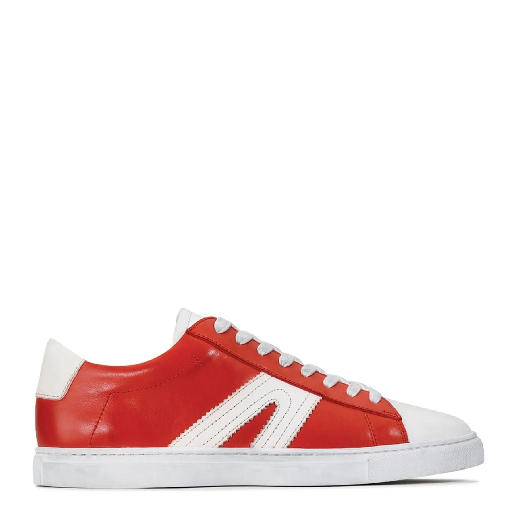 Cheap EOS Footwear BURN LOW-TOP LEATHER SNEAKERS