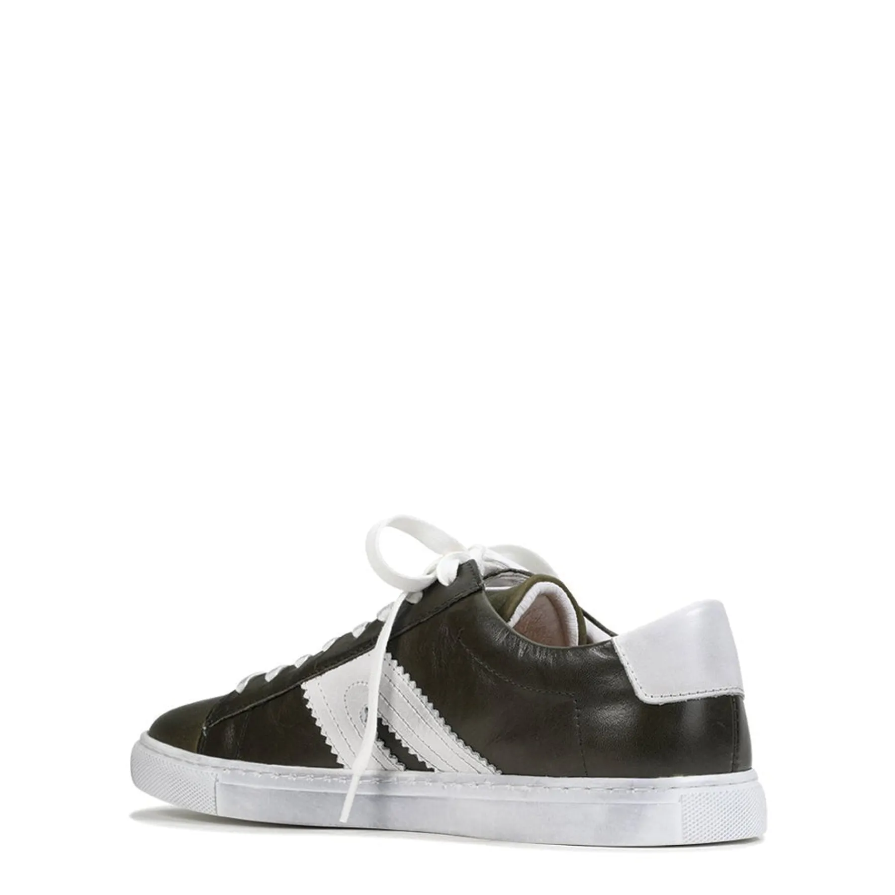 Cheap EOS Footwear BURN LOW-TOP LEATHER SNEAKERS