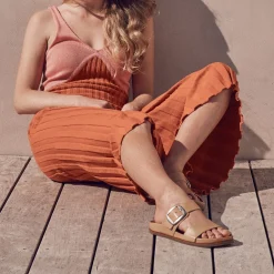 Best EOS Footwear CARAFE FUSSBETT SLIDE LEATHER