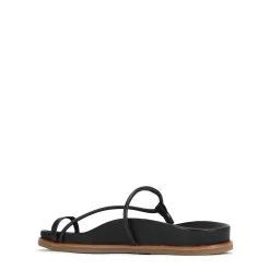 Shop EOS Footwear CARMINE LEATHER SANDALS Black