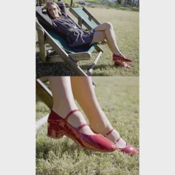 Best EOS Footwear CESSIE LEATHER MARY JANE HEELS