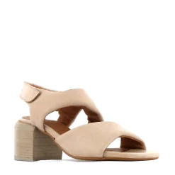 Outlet EOS Footwear CHARBEL LEATHER BLOCK HEEL SANDALS