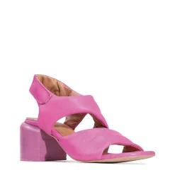 Outlet EOS Footwear CHARBEL LEATHER BLOCK HEEL SANDALS
