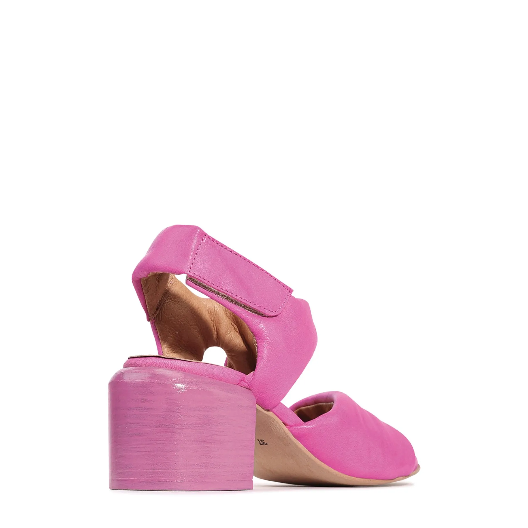 Outlet EOS Footwear CHARBEL LEATHER BLOCK HEEL SANDALS