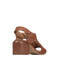 Sale EOS Footwear CHARICE LEATHER BLOCK HEEL SANDALS