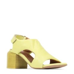Sale EOS Footwear CHARICE LEATHER BLOCK HEEL SANDALS