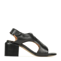 Sale EOS Footwear CHARICE LEATHER BLOCK HEEL SANDALS