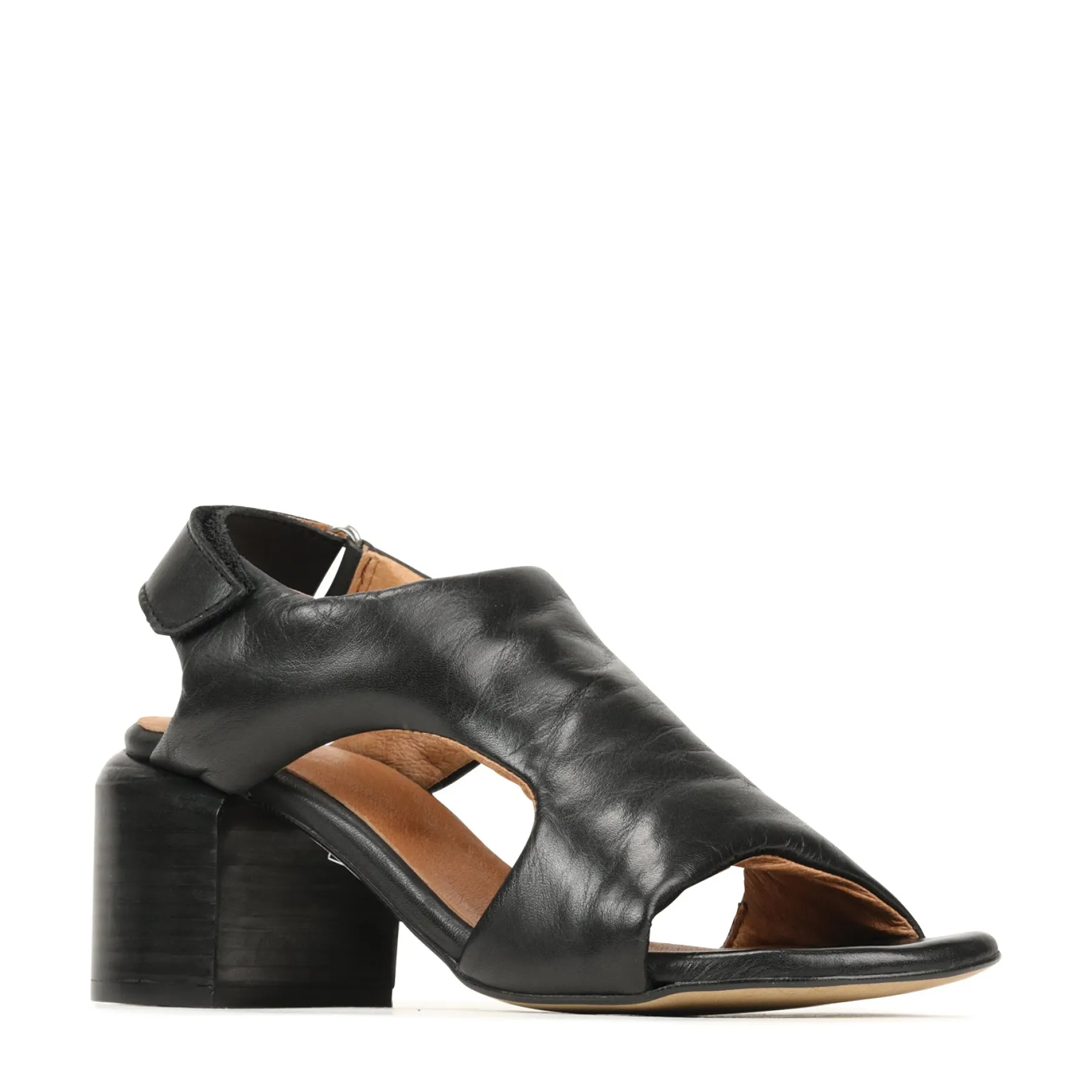 Sale EOS Footwear CHARICE LEATHER BLOCK HEEL SANDALS