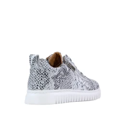 Fashion EOS Footwear CLARAH DOUBLE ZIPPER SNEAKER LEATHER