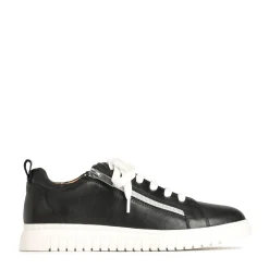 Fashion EOS Footwear CLARAH DOUBLE ZIPPER SNEAKER LEATHER