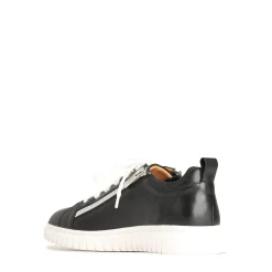 Fashion EOS Footwear CLARAH DOUBLE ZIPPER SNEAKER LEATHER