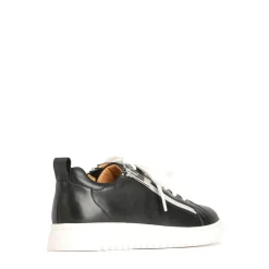 Fashion EOS Footwear CLARAH DOUBLE ZIPPER SNEAKER LEATHER