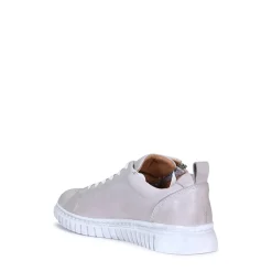 Clearance EOS Footwear CLARENCE LOW-TOP ZIPPER SNEAKER LEATHER