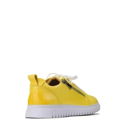 Clearance EOS Footwear CLARENCE LOW-TOP ZIPPER SNEAKER LEATHER