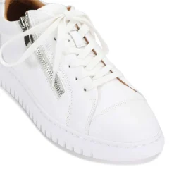 Clearance EOS Footwear CLARENCE LOW-TOP ZIPPER SNEAKER LEATHER