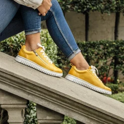 Clearance EOS Footwear CLARENCE LOW-TOP ZIPPER SNEAKER LEATHER