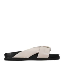 Best Sale EOS Footwear CROSS LEATHER SLIDE SANDALS