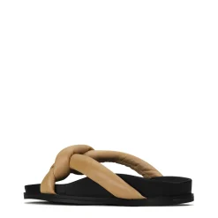 Fashion EOS Footwear CROSSED SLIDE SANDALS