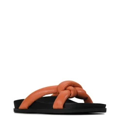 Fashion EOS Footwear CROSSED SLIDE SANDALS