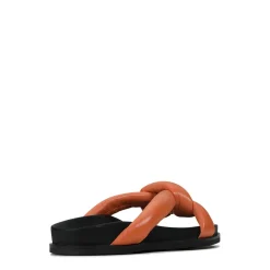 Fashion EOS Footwear CROSSED SLIDE SANDALS