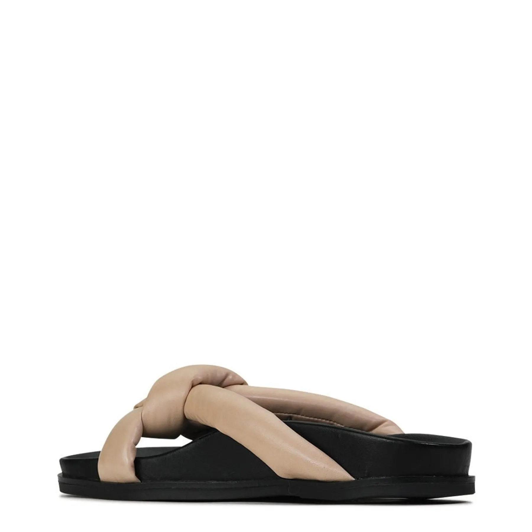 Fashion EOS Footwear CROSSED SLIDE SANDALS