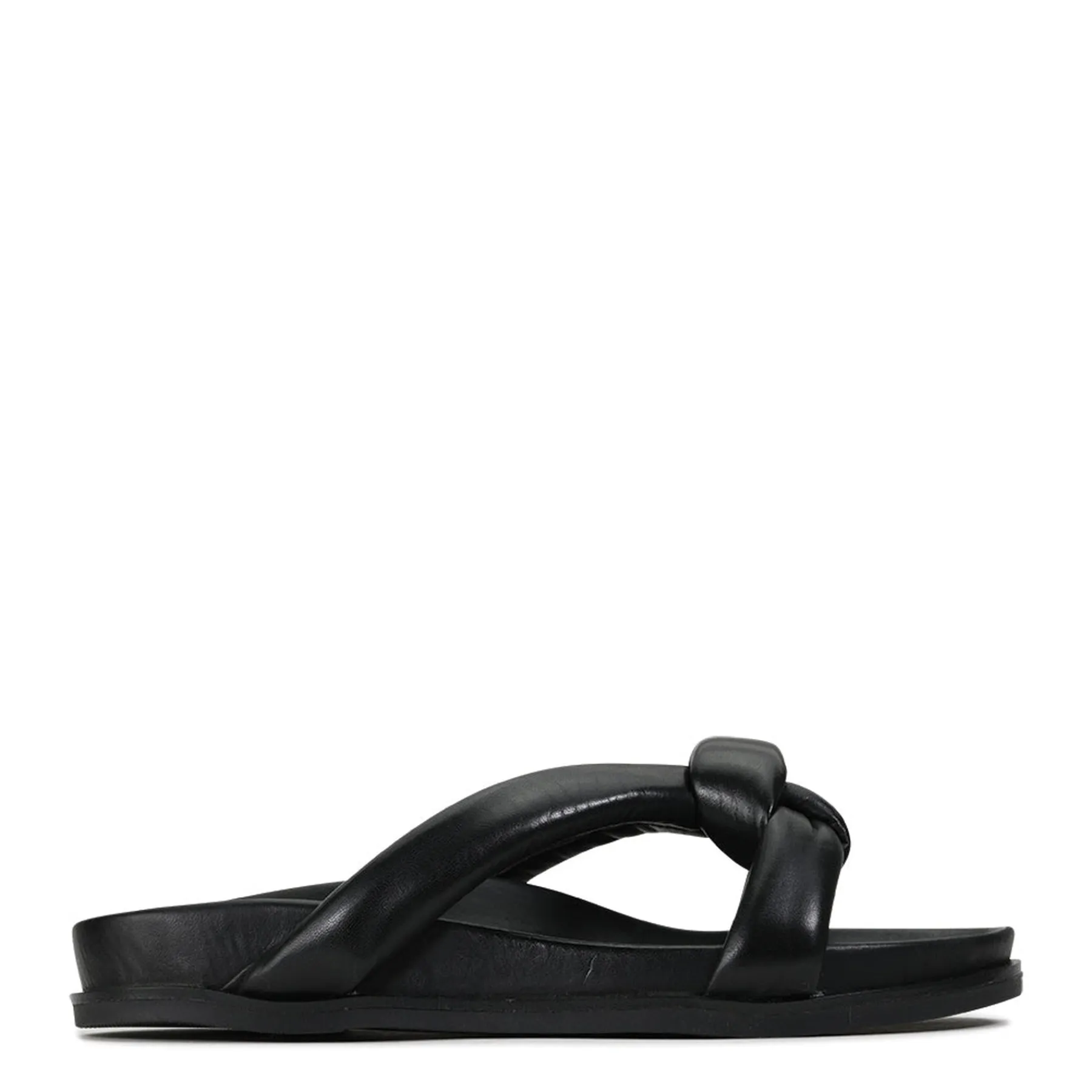 Fashion EOS Footwear CROSSED SLIDE SANDALS