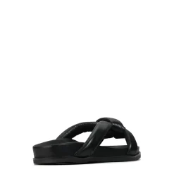 Fashion EOS Footwear CROSSED SLIDE SANDALS