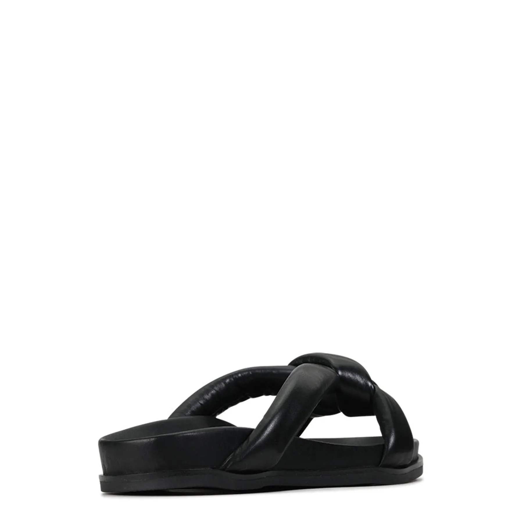 Fashion EOS Footwear CROSSED SLIDE SANDALS