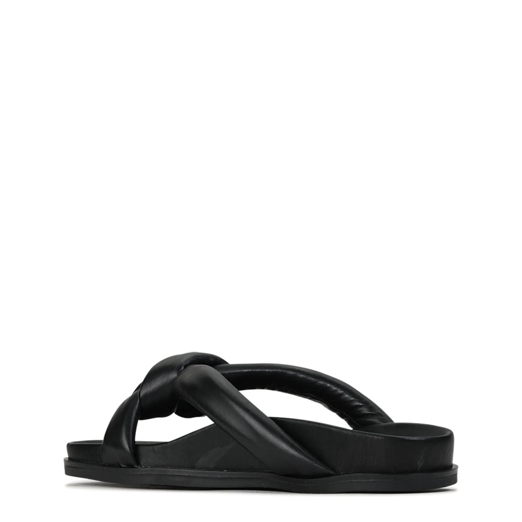 Fashion EOS Footwear CROSSED SLIDE SANDALS