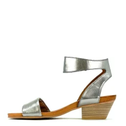 Fashion EOS Footwear CUBO WOODEN STACK HEEL SANDALS LEATHER