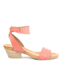 Fashion EOS Footwear CUBO WOODEN STACK HEEL SANDALS LEATHER