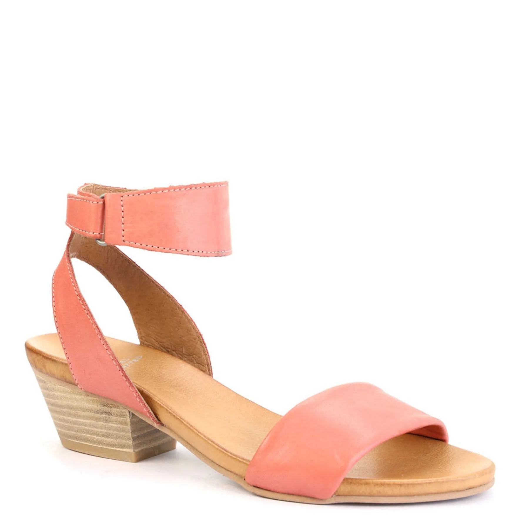 Fashion EOS Footwear CUBO WOODEN STACK HEEL SANDALS LEATHER