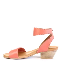 Fashion EOS Footwear CUBO WOODEN STACK HEEL SANDALS LEATHER