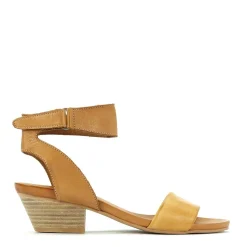 Fashion EOS Footwear CUBO WOODEN STACK HEEL SANDALS LEATHER