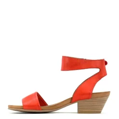 Fashion EOS Footwear CUBO WOODEN STACK HEEL SANDALS LEATHER