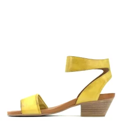 Fashion EOS Footwear CUBO WOODEN STACK HEEL SANDALS LEATHER