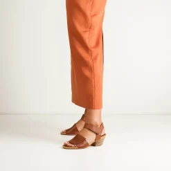 Fashion EOS Footwear CURA ANKLE STRAP HEEL SANDALS LEATHER