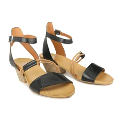 Store EOS Footwear CURO ANKLE STRAP HEEL SANDALS LEATHER